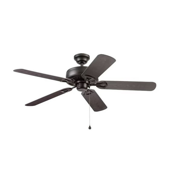 Harbor Breeze Calera 52-in Bronze with Aged Bronze Blades Indoor/Outdoor Ceiling Fan Light Kit Compatible (5-Blade)