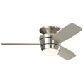 Harbor Breeze Mazon 44in Brushed Nickel Flush Mount Indoor Ceiling Fan