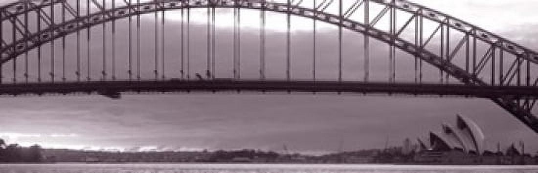 Harbor Bridge Pacific Ocean Sydney Australia Canvas Art - Panoramic Images (18 x 6)