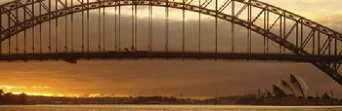 Harbor Bridge Sydney Australia Canvas Art - Panoramic Images (18 x 6)