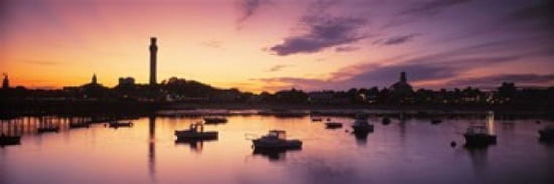 Harbor Cape Cod MA Canvas Art - Panoramic Images (18 x 6)