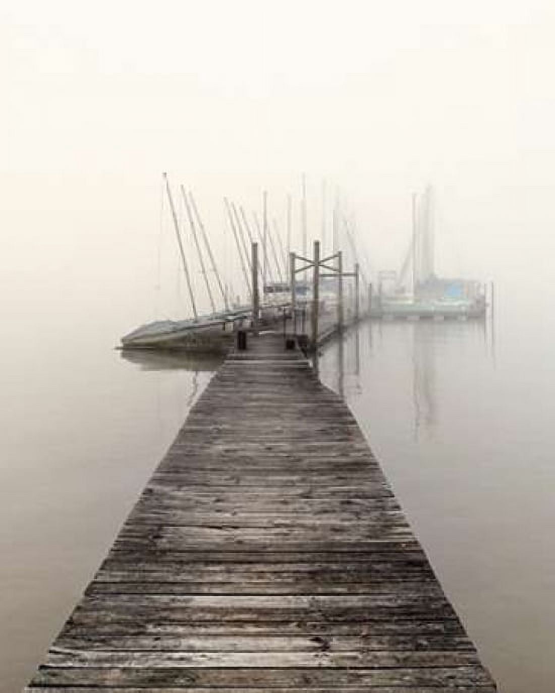 Harbor Fog Canvas Art - Nicholas Bell (24 x 30)