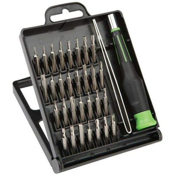 Harbor Freight Precision Screwdriver Set with Tweezers, 32 Piece