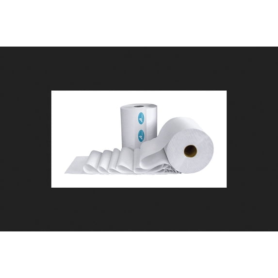 Harbor H1800W Hard Roll Towel, White, 800 ft