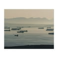 thumbnail image 1 of Harbor Harmony - Perama Greece Photography Harbor Silhouette Seascape Nautical Maritime Port Marine Life Unframed Wall Art Print 8 x 10 inches, 1 of 12