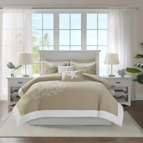 Harbor House Coastline Duvet Cover Set, King/California King, Khaki