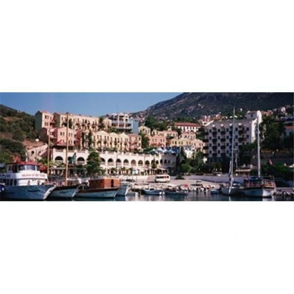 Harbor Kalkan Turkey Poster Print by - 36 x 12