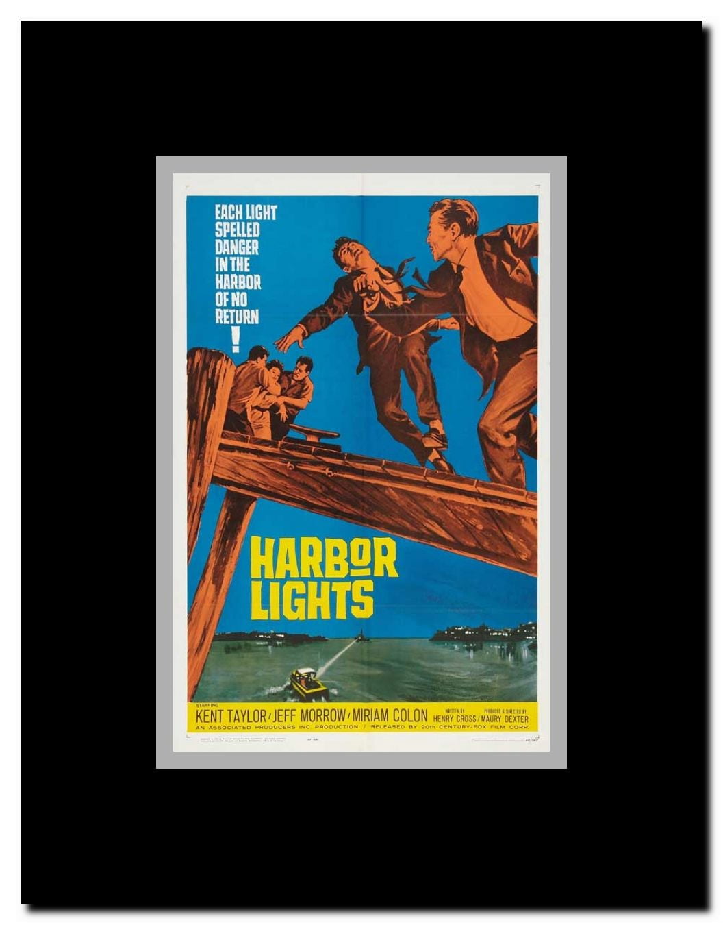 Harbor Lights Framed Movie Poster