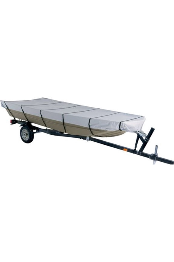 Harbor Master 300-Denier Polyester Water-Resistant Jon Boat Cover, Gray