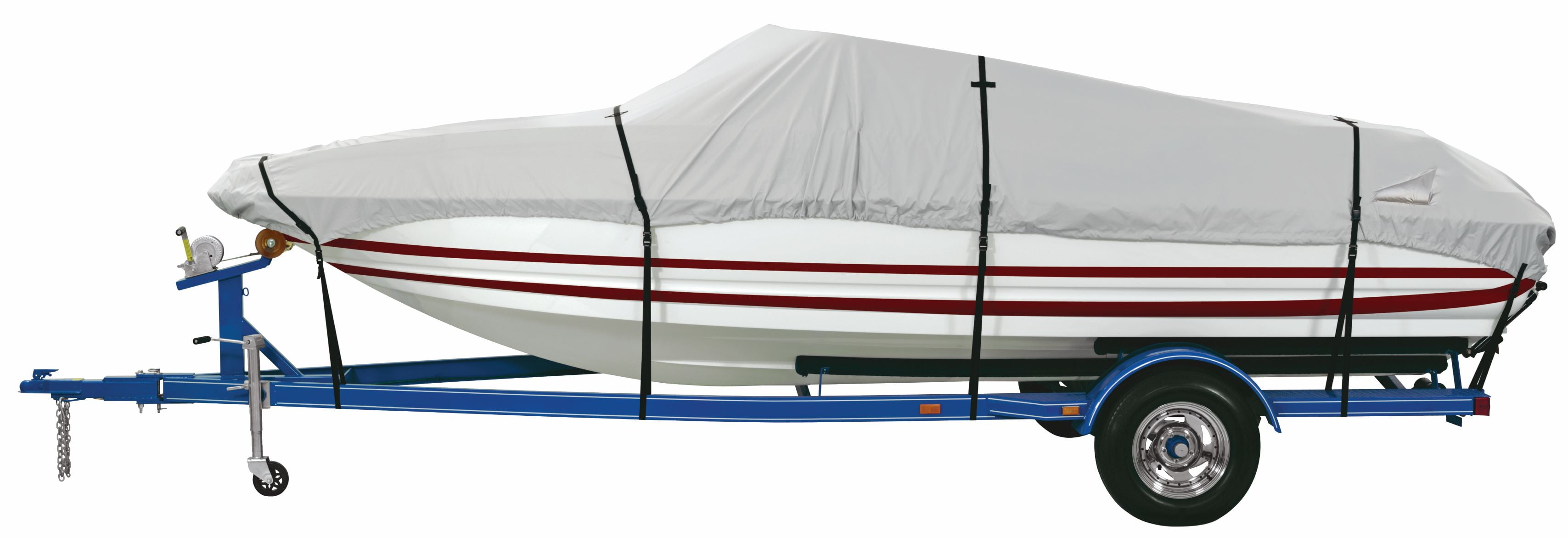 Harbor Master 600 Denier Polyester Boat Accessories, Water Resistant Boat Cover, Gray C