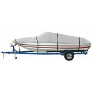 Harbor Master 600 Denier Polyester Boat Accessories, Water Resistant Boat Cover, Gray F