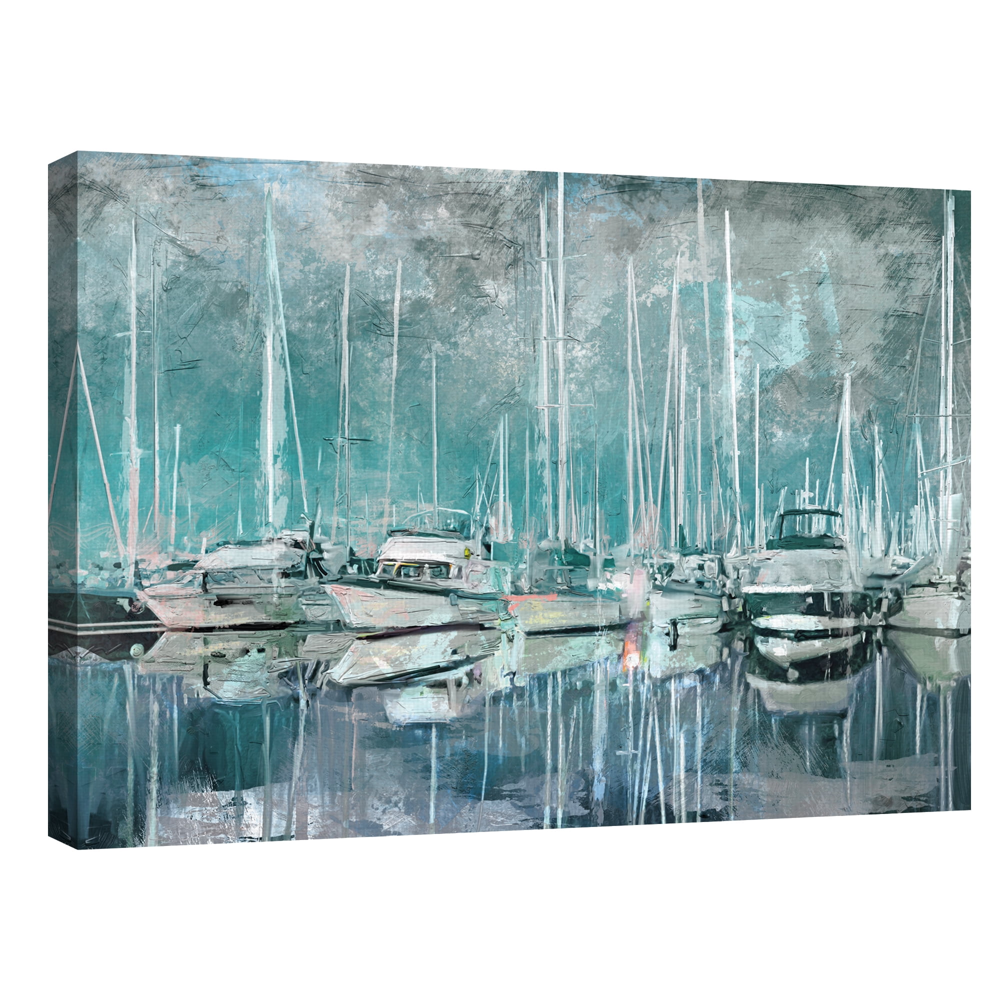 Harbor Masts by Studio Arts Canvas Art