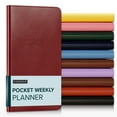 thumbnail image 1 of Harbor Pocket Weekly Planner 2026 - Cambridge Red - 6x3.25", 1 of 8
