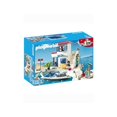 thumbnail image 1 of Playmobil Beach and Ocean Harbor Police Station with Speedboat Set, 1 of 2