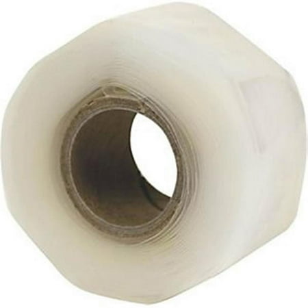 Harbor Products Silicone Permanent Air Tight Seal Versatile Adhesive Tapes, Clear, 1" x 12 ft