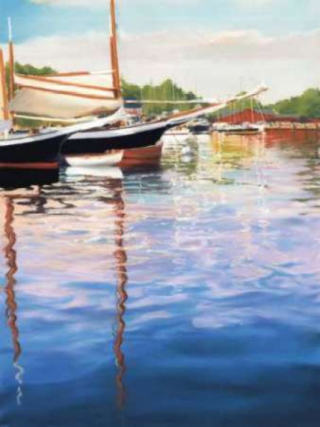 Harbor Reflections Canvas Art - Joanne Parent (18 x 24)