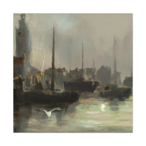 Harbor at Dawnlight - Canvas