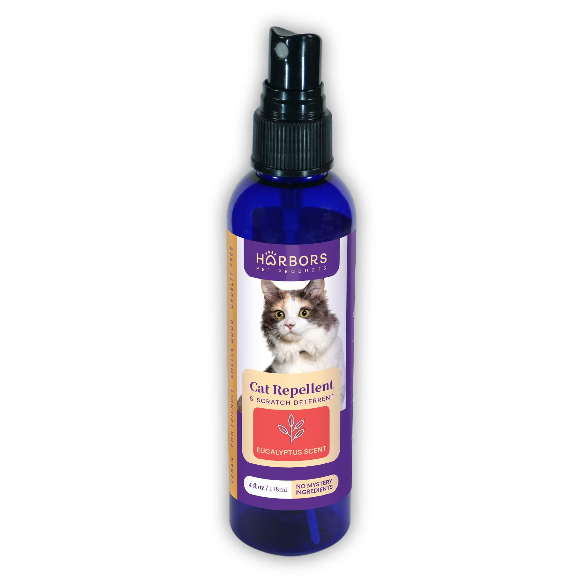 Harbor's Cat Repellent - Scented | Cat Repellent Spray Indoor - 4 oz ...