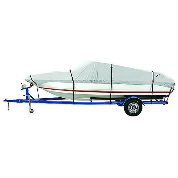 Harbormaster 600 Denier Polyester Boat Accessories, Water Resistant Boat Cover, Gray