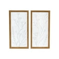 thumbnail interactive-video image 1 of Harbortown White Floral 10" x 20" Framed Art Print (Set of 2), 1 of 7