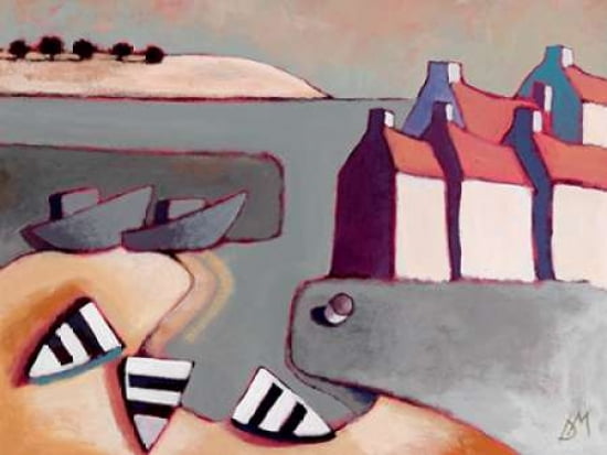 Harbour Inlet Canvas Art - Derek Melville (18 x 24)