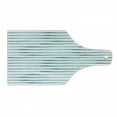 thumbnail image 1 of Harbour Stripe Cutting Board, Abstract Brushstroke Nautical Ocean Horizontal Lines Soft Picture, Decorative Tempered Glass Cutting and Serving Board, Wine Bottle Shape, Night Blue White, by Ambesonne, 1 of 1