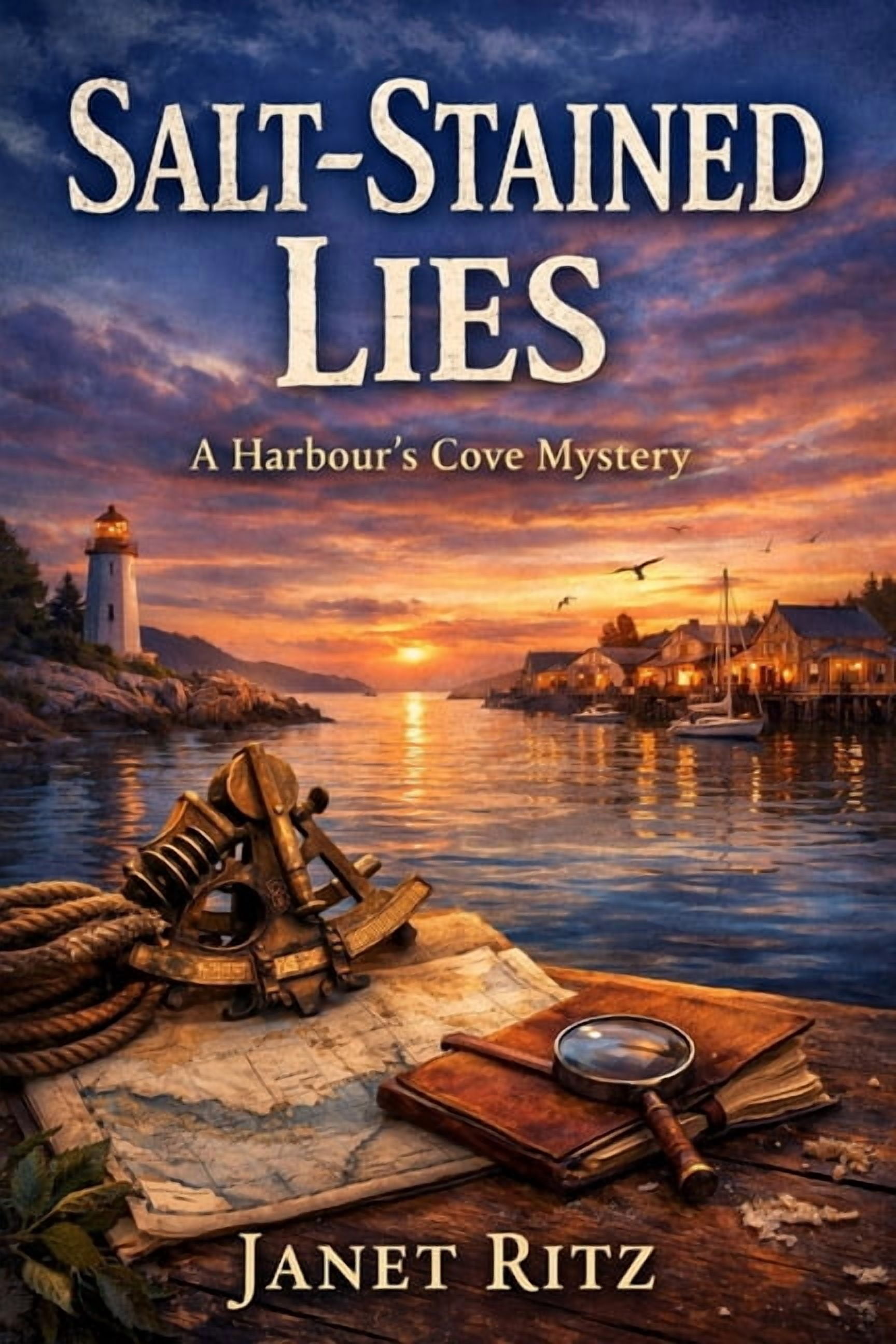 A Harbour's Cove Mystery Salt-Stained Lies: A Harbour's Cove Mystery Book 5: A Coastal Small-Town Murder Mystery with Forged Maps, Maritime Secre, Book 5, (Paperback)