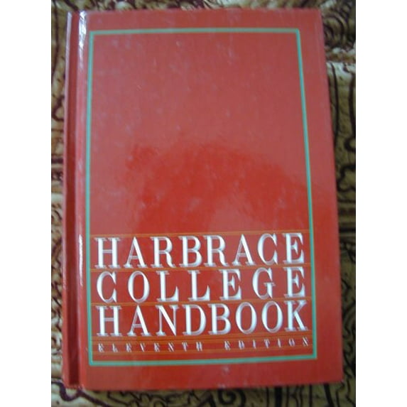 Pre-Owned Harbrace College Handbook (Hardcover) 0155318624 9780155318625