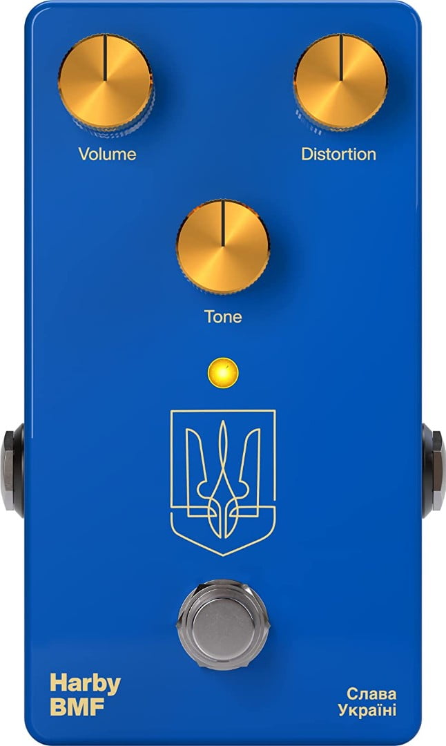 Harby Pedals BMF Distortion/Sustainer/Fuzz Guitar Effect Pedal Made in USA NEW
