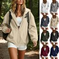 thumbnail image 1 of Harcomeey Women Lightweight Jackets Hooded Windbreaker Women Portable Waterproof Raincoat Hiking Travel Jackets, 1 of 10
