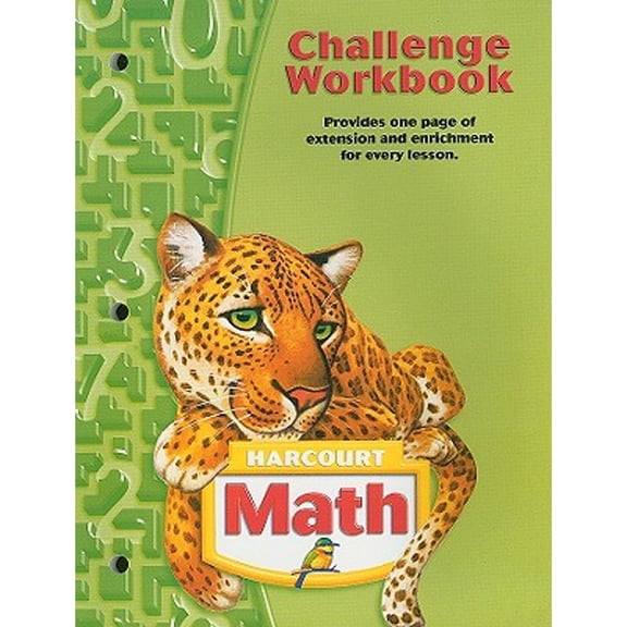 Pre-Owned Harcourt Math: Challenge Workbook Grade 5 (Paperback) 0153365110 9780153365119