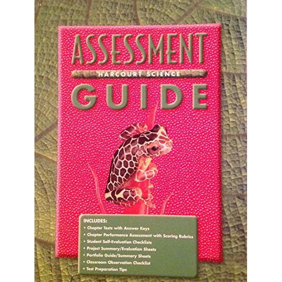 Pre-Owned Harcourt School Publishers Science: Assessment Guide Grade 05 Paperback