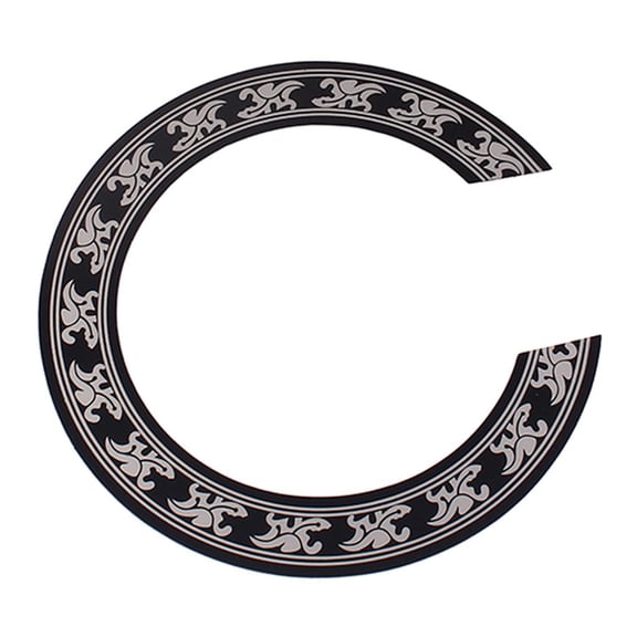 Hard Acoustic Classical Guitar Rosette Inlay Sound Hole Inner Dia. 106mm,