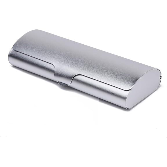 Hard Aluminum Eyeglasses Case, Matte Metal Spectacle Box for Sunglasses Storage