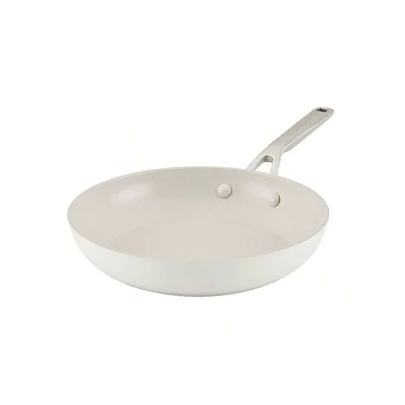 Hard Anodized 10 Inch Ceramic Nonstick Frying Pan, Oven  To 500F, Porcelain White