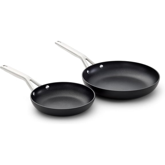 Hard-Anodized Nonstick 8" and 10" Fry Pan Set
