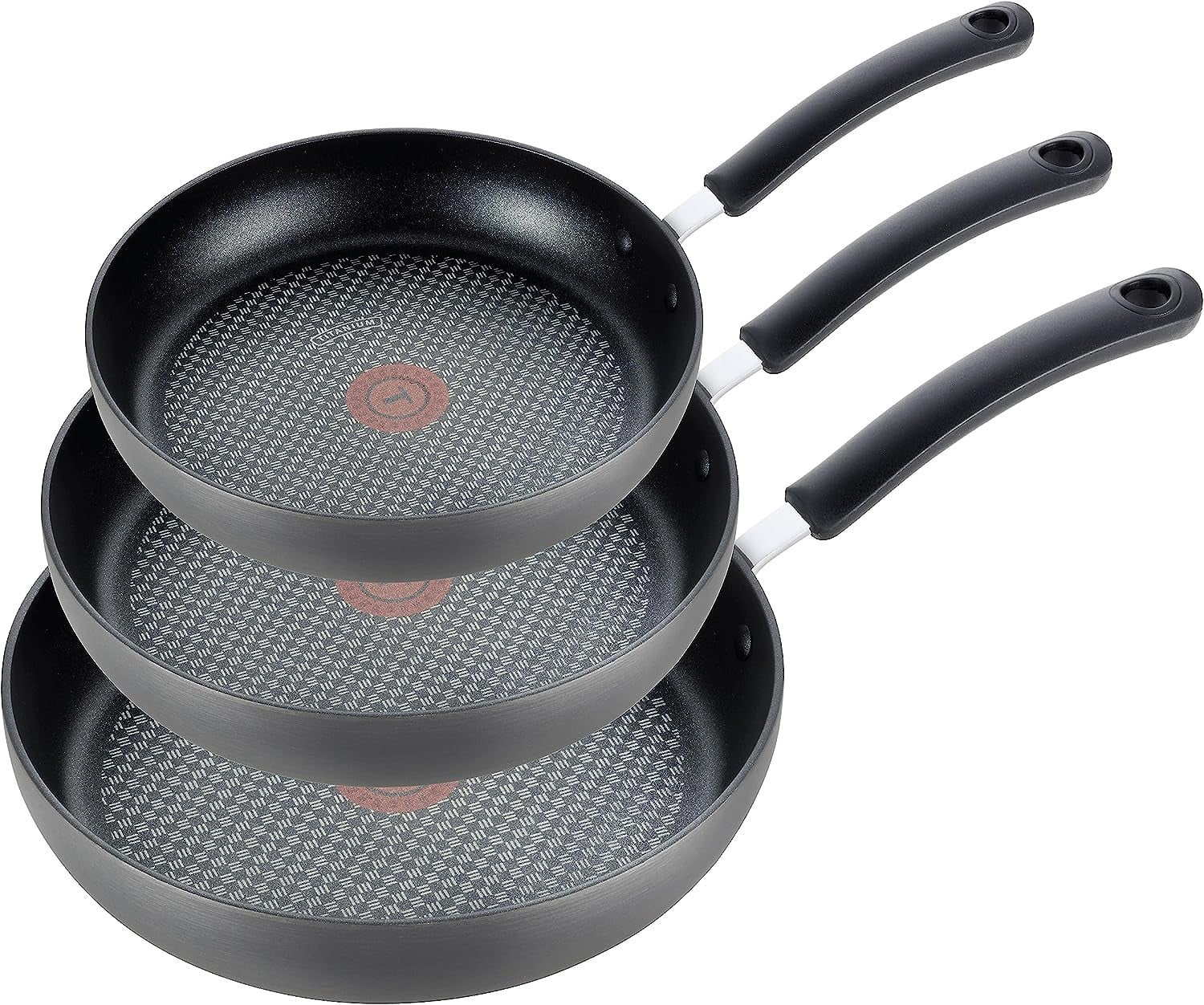 Hard Anodized Nonstick Fry Pan Set 3 Piece, 8, 10.25, 12 Inch, Oven