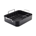 thumbnail image 1 of Hard - Anodized Roaster & Rack Set, 1 of 12