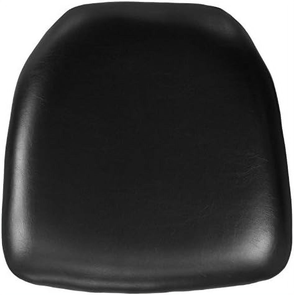 Hard Black Vinyl Chiavari Chair Cushion