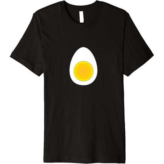 Hard Boiled Egg Premium T-Shirt men and women can wear, black, white, gifts