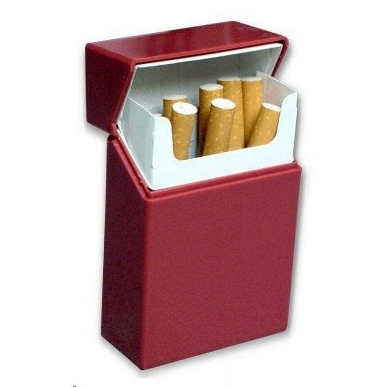 Hard Box Cigarette Case Holds a Full Pack, (No cigarettes included) (King  Size) (Assorted Colors)