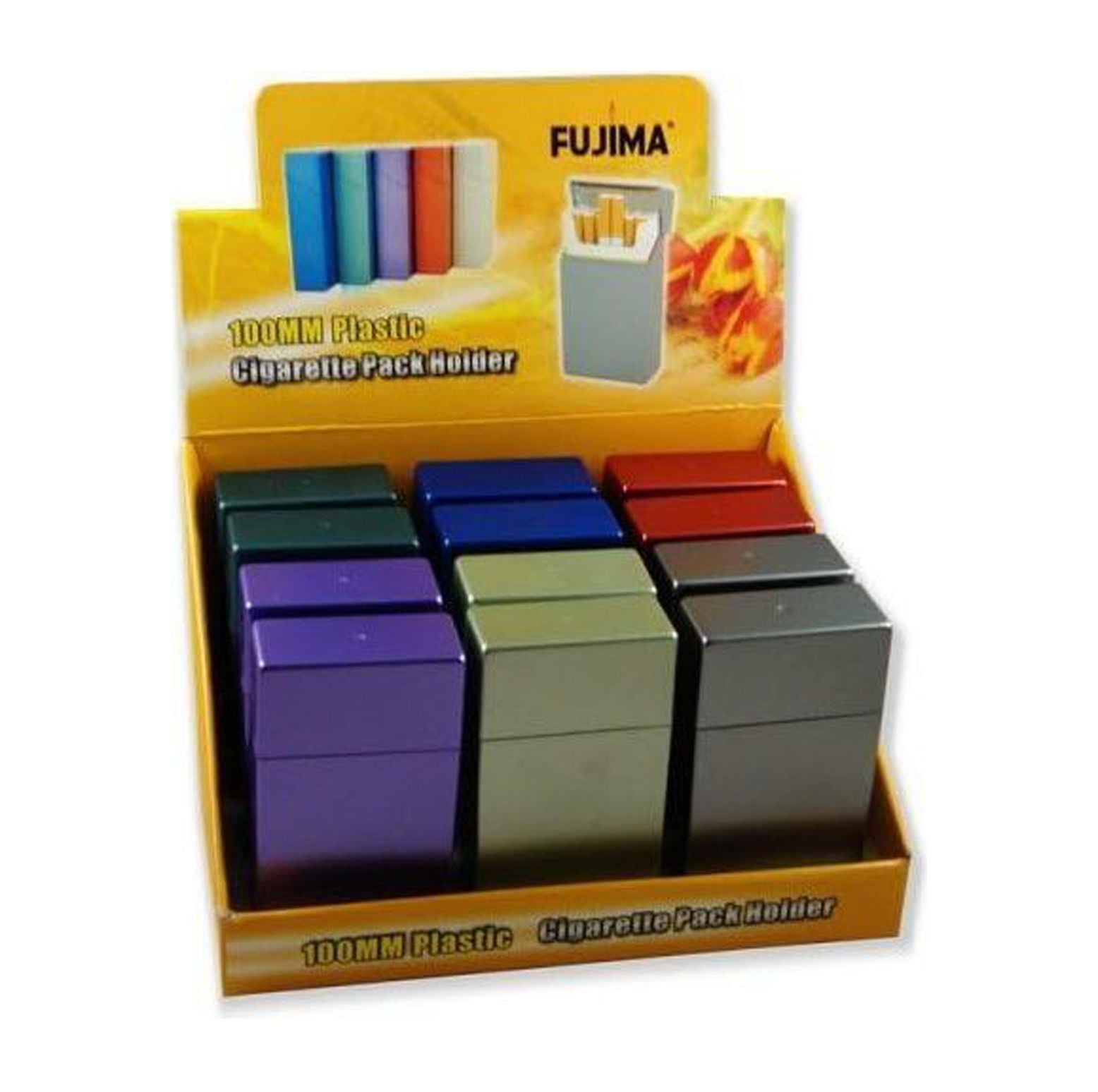 Hard Box Full Pack Cigarette Case (100's Size) (One Dozen)