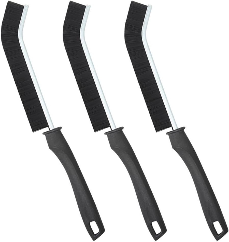HardBristled Crevice Cleaning Brush, 3Pcs Window Groove Cleaning Brush