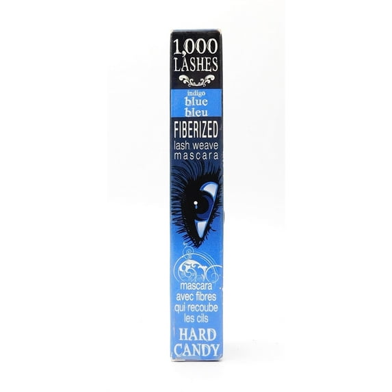 Hard Candy 1000 Lashes Fiberized Lash Weave Mascara indigo blue .26 Oz.