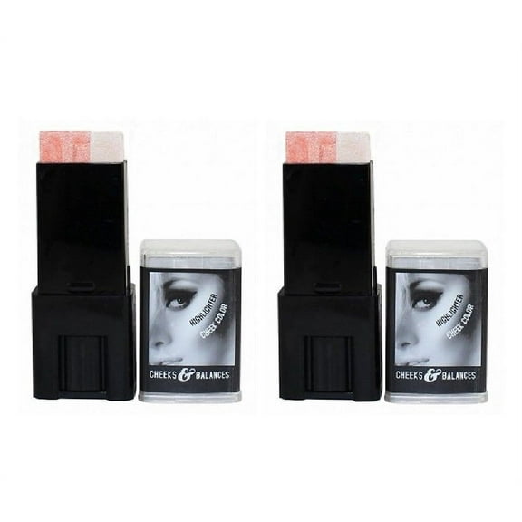 Hard Candy Cheeks & Balances Highlight & Contour, Angel Face 865 (Pack of 2)