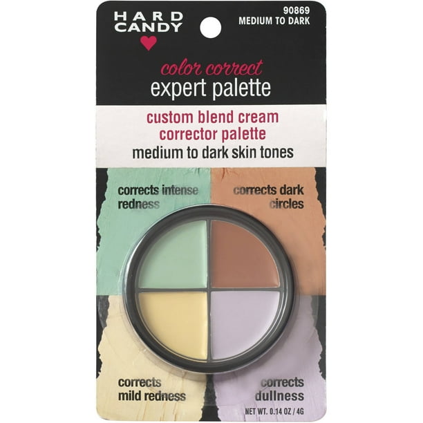 Hard Candy Color Correct Expert Palette, Medium to Dark Skin Tones, .14