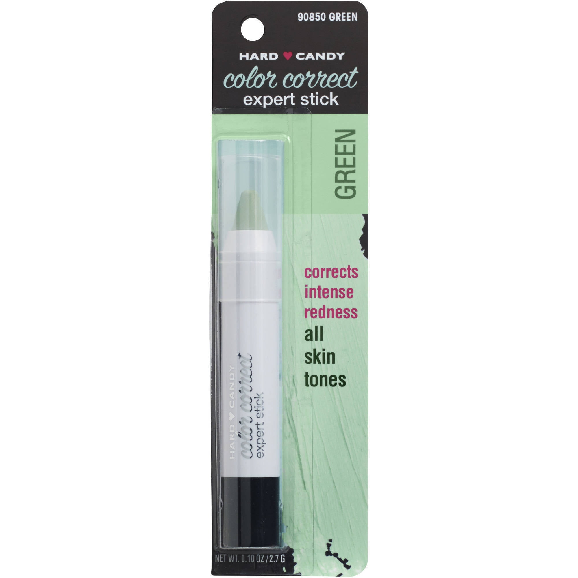 Hard Candy Color Correct Expert Stick, 0850 Green, 0.1 oz