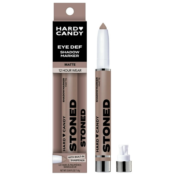 Hard Candy Eye Def Eyeshadow Stick, Matte, Creamy, Blendable Color. Gray
