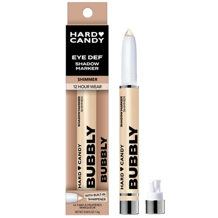 Hard Candy Eye Def Eyeshadow Stick, Shimmer, Creamy, Blendable Color. Metallic Champagne