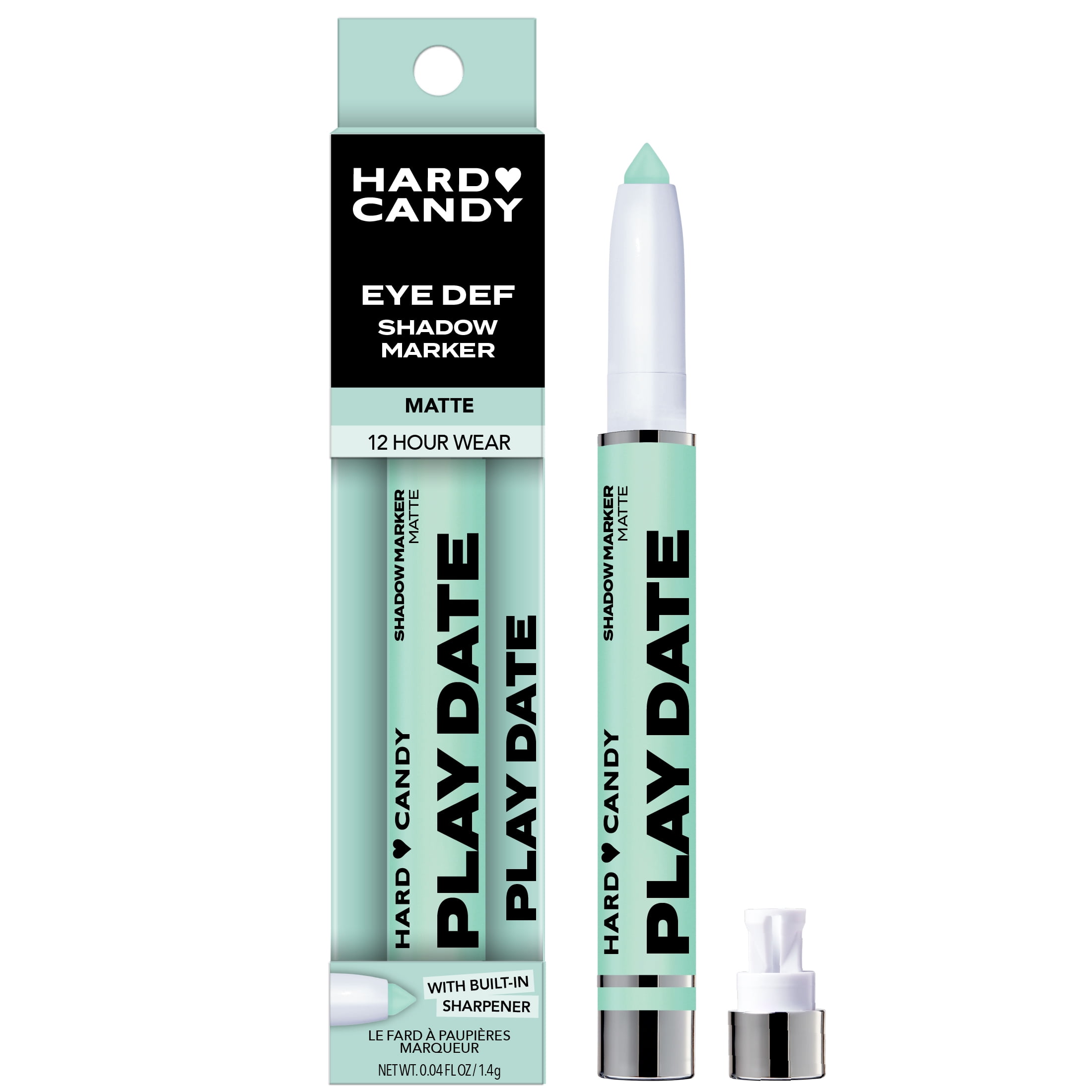 Hard Candy Eye Def Eyeshadow Stick, Matte, Creamy, Blendable Color. Mint